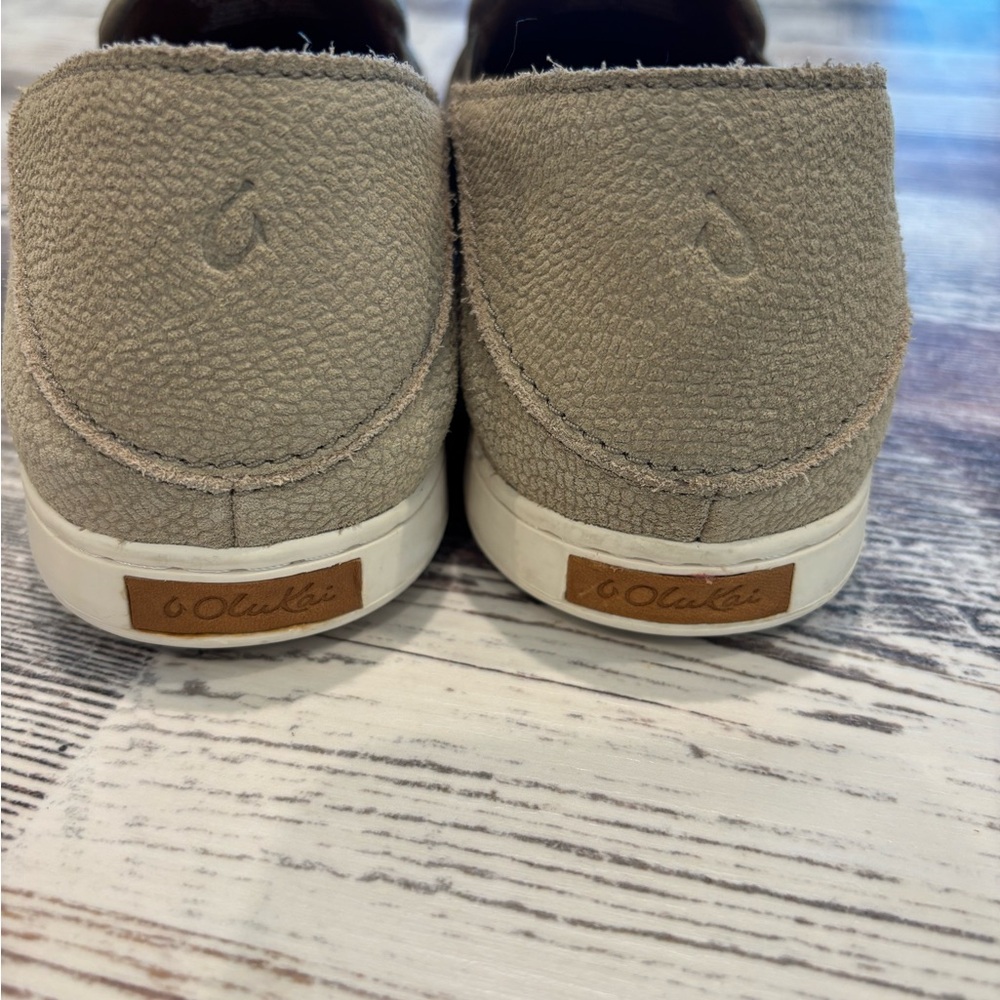 Olukai Pehuea clay leather sneakers. Women’s Sz 9.5. - Picture 4 of 8
